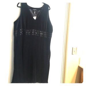NWT Lane Bryant Black Sleeveless Dress Sz 26